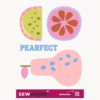 Strijkapplicatie set A5 - Pearfect