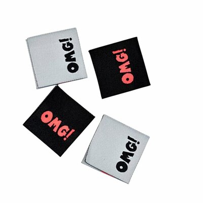 Label 'OMG' 4stuks - Loop & Label