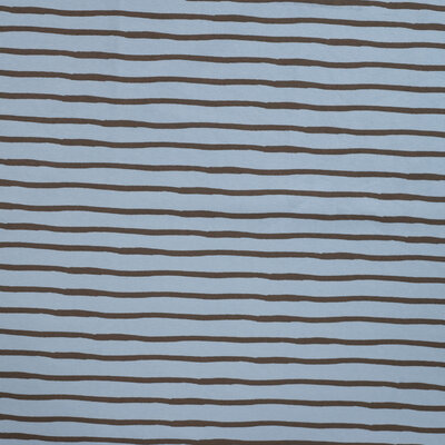 blauw (licht) taupe Strepen tricot *S