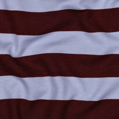 blauw (licht) bordeaux Strepen Streep -  french terry *S