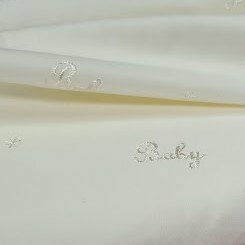 wit (ecru) Baby broderie katoen