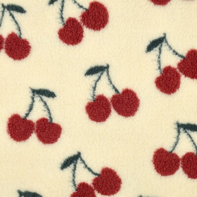 wit (natural) bordeaux Kersen teddy borg *S
