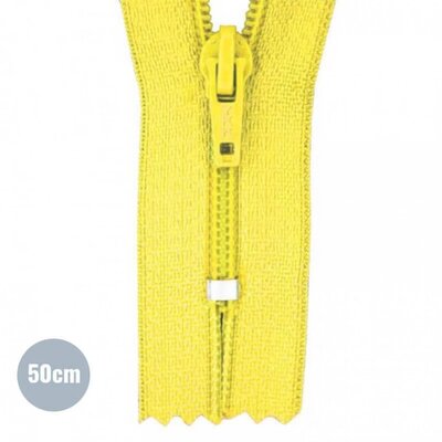 geel Rits YKK nylon 50cm