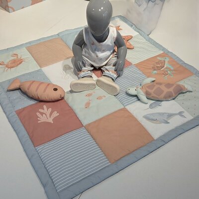 Sealife cotton poplin digital panel *S