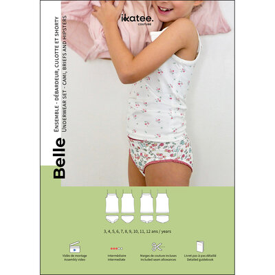 PREORDER - BELLE Patroon ondergoed kind - Ikatee