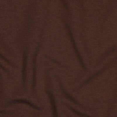 bruin (chocolade) biologische french terry - soft sweat