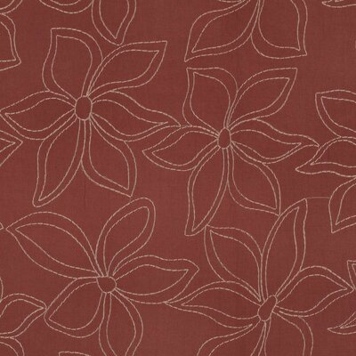 roze (oud rouge) Broderie Grote Bloem katoen *S