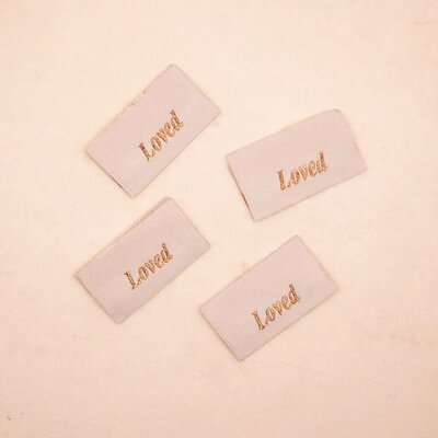 Label 'Loved' 4stuks - Loop & Label