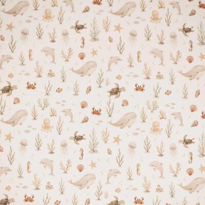 wit (off white) beige Zee Dieren Zeeleven - digitaal tricot (op=op)