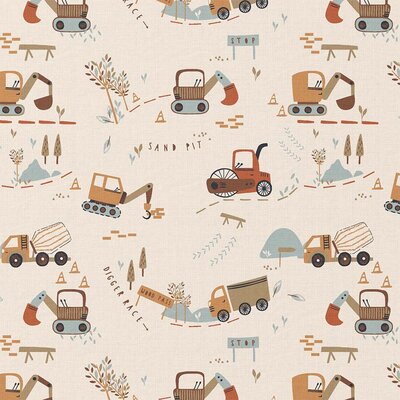 off white camel brown blue roadtrip cotton