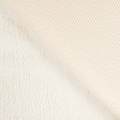 wit (off white) Boucle met Teddy dubbelzijdig *S