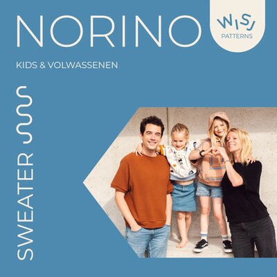 Norino unisex Sweater Kids and Adult sewingpattern