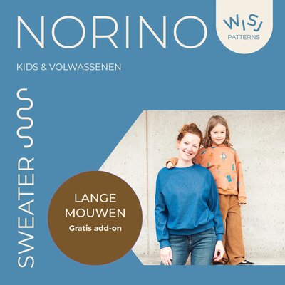 Norino unisex Sweater Kids and Adult sewingpattern ADD ON - PDF download